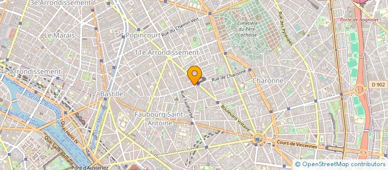 localisation de l'entreprise AGATE  PARIS