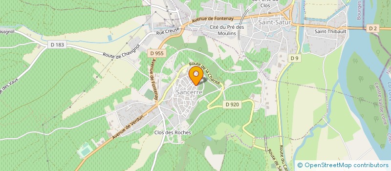 localisation de l'entreprise AGATE CONCEPT IMMOBILIER  SANCERRE