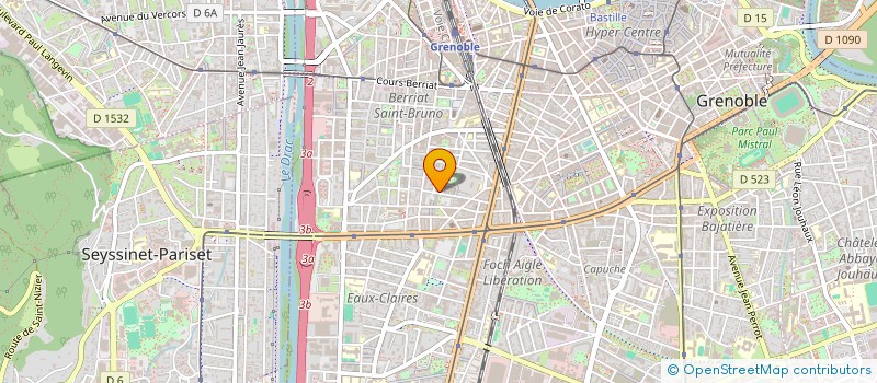 localisation de l'entreprise AGATE PEINTURE  GRENOBLE