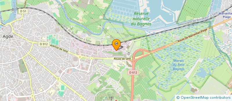 localisation de l'entreprise AGATH'NET à AGDE