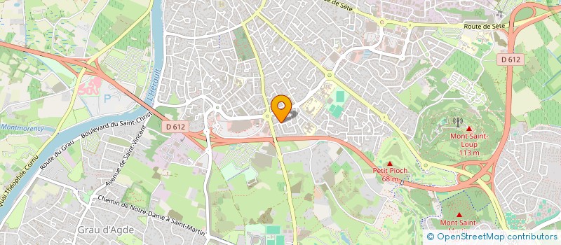 localisation de l'entreprise AGATH RENOV  AGDE