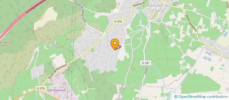 localisation de l'entreprise AGATHE 2009  ROCHEFORT-DU-GARD