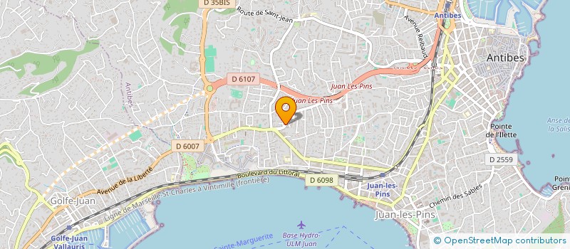 localisation de l'entreprise AGATHE à ANTIBES
