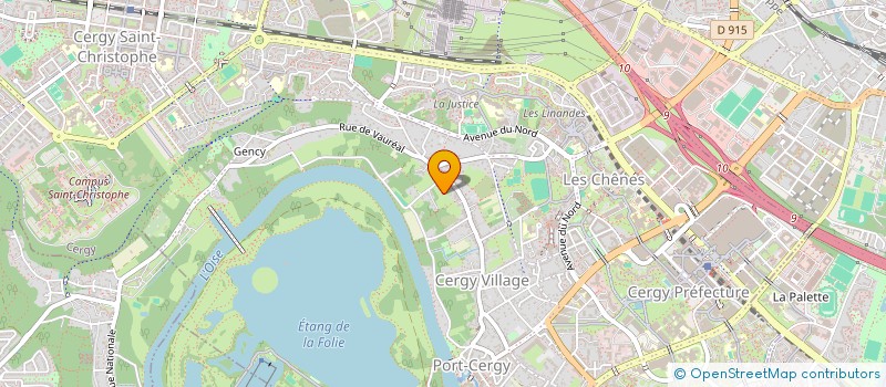 localisation de l'entreprise AGATHE  CERGY