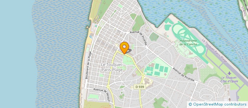 localisation de l'entreprise AGATHE à LE TOUQUET-PARIS-PLAGE