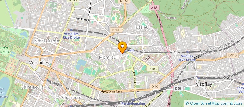 localisation de l'entreprise AGATHE à VERSAILLES