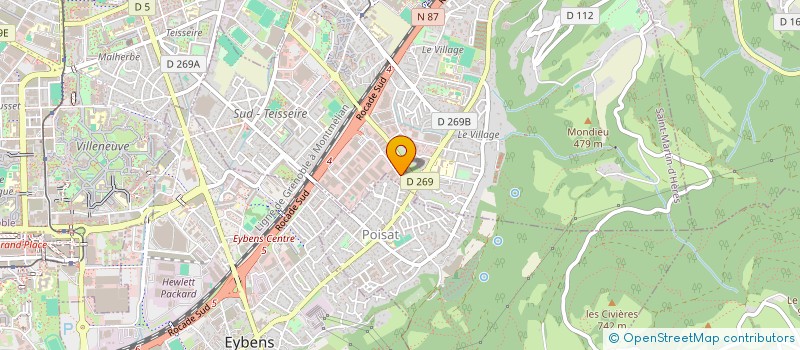 localisation de l'entreprise AGATHE à SAINT-MARTIN-D'HERES