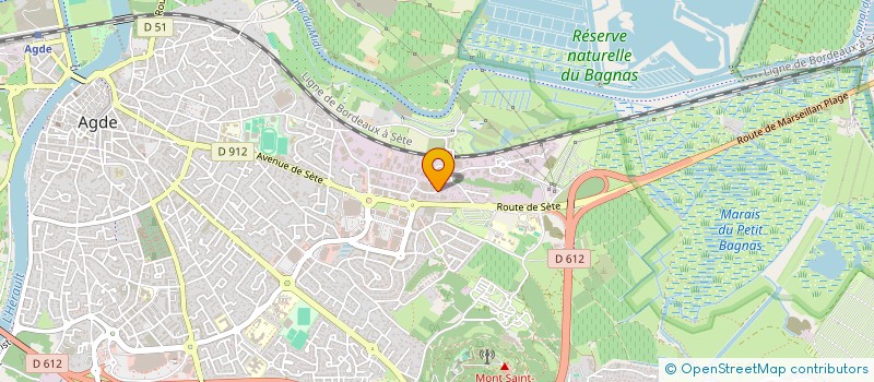 localisation de l'entreprise AGATHE PNEUS à AGDE