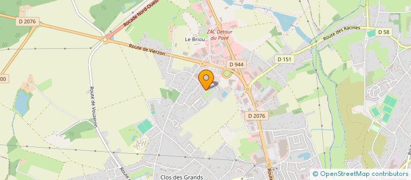 localisation de l'entreprise AGATHE SARL à SAINT-DOULCHARD