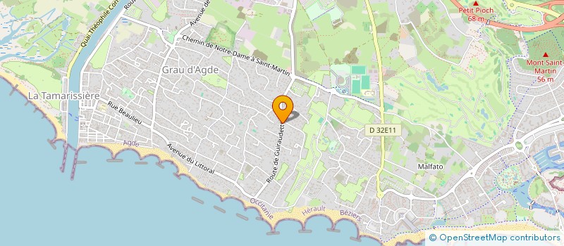 localisation de l'entreprise AGATHE THE MUSIC  AGDE