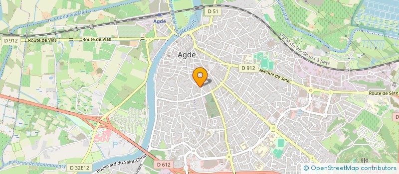 localisation de l'entreprise AGATHE VO à AGDE