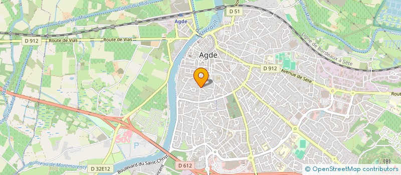 localisation de l'entreprise AGATHENOR à AGDE