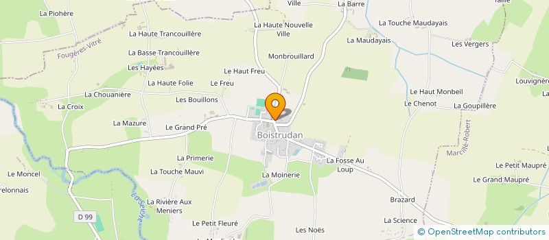 localisation de l'entreprise AGATHEO HOLDING  BOISTRUDAN