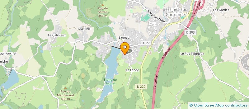 localisation de l'entreprise AGATHINE à BESSINES-SUR-GARTEMPE