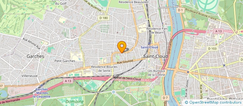 localisation de l'entreprise AGATHIS à SAINT-CLOUD