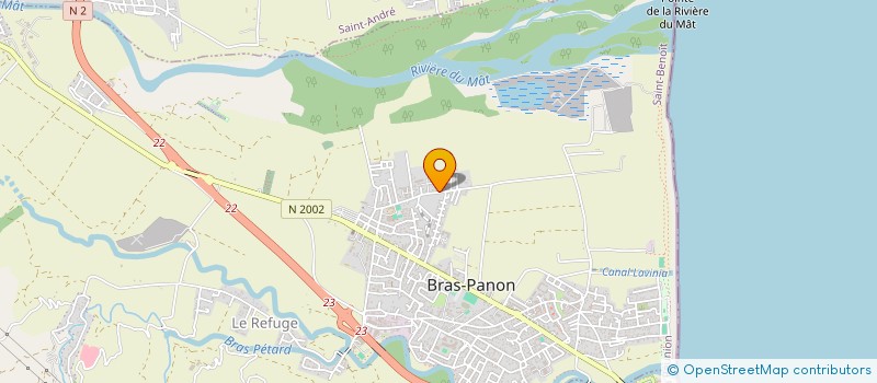 localisation de l'entreprise AGATHIS INDUSTRIES  BRAS-PANON