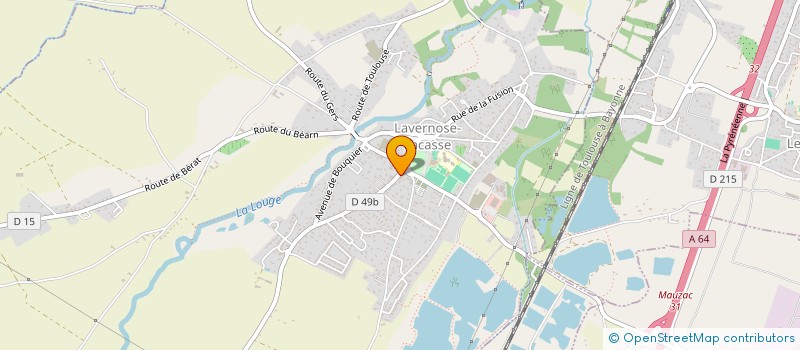 localisation de l'entreprise AGATHISE  LAVERNOSE-LACASSE