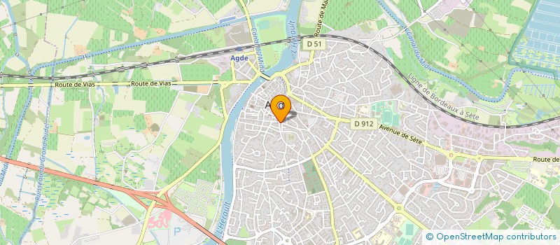 localisation de l'entreprise AGATHOISE DE SERVICES à AGDE