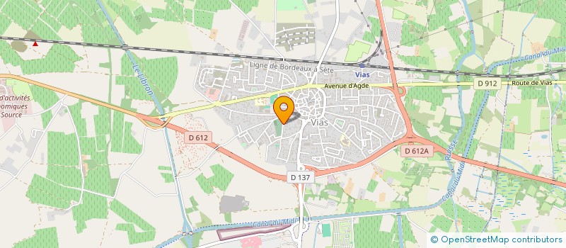 localisation de l'entreprise AGATHOISE DU FUNERAIRE à VIAS