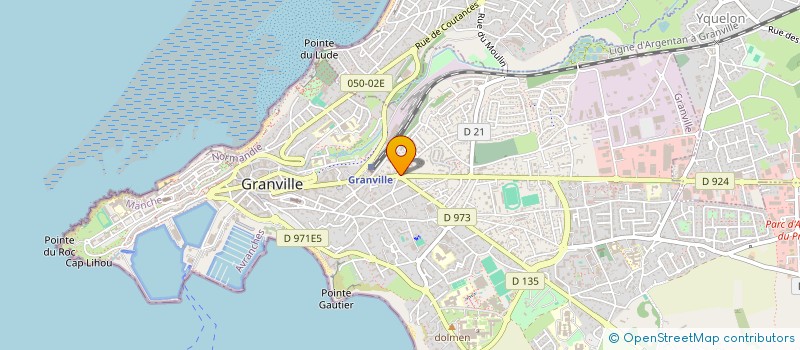 localisation de l'entreprise AGATHOM à GRANVILLE