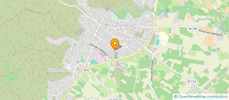 localisation de l'entreprise AGATI YOANN à COURNONTERRAL
