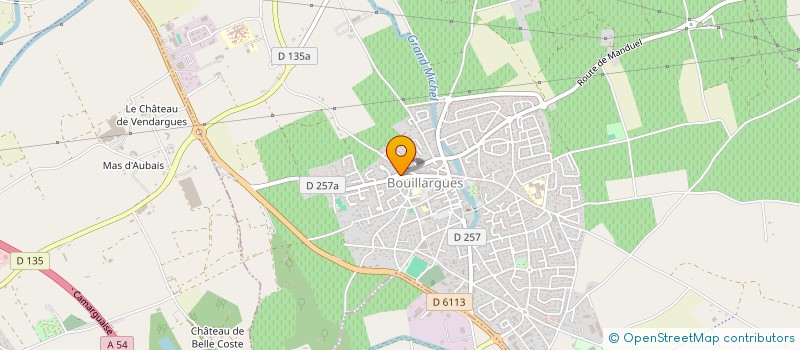 localisation de l'entreprise AGAU  BOUILLARGUES