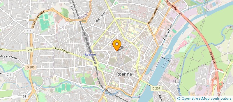 localisation de l'entreprise AGAUSELA  ROANNE