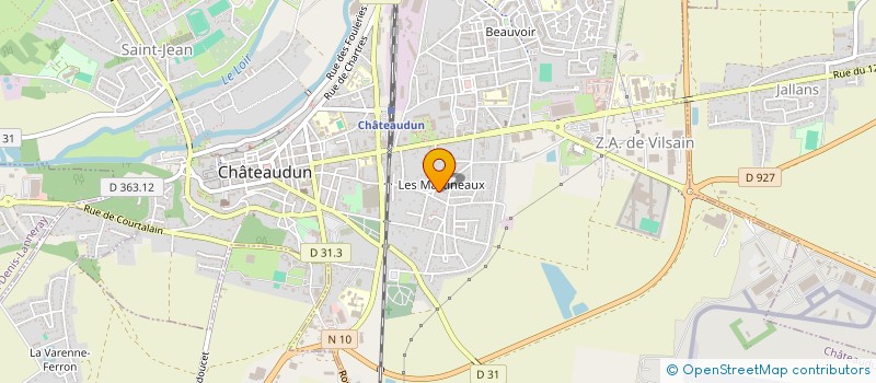 localisation de l'entreprise AGAVE à CHATEAUDUN