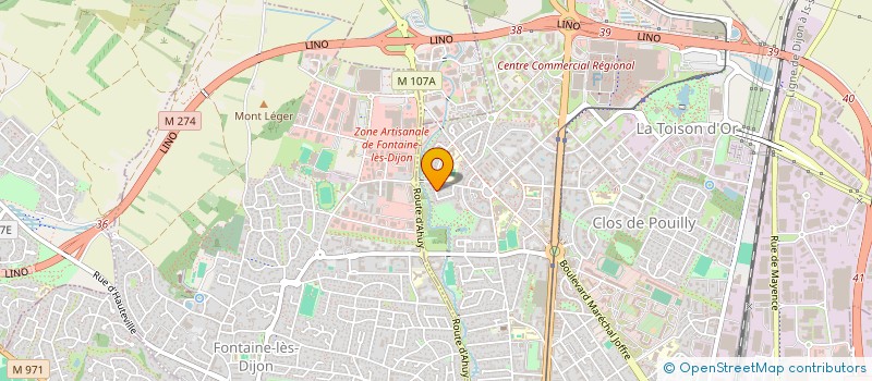 localisation de l'entreprise AGAZZONE à DIJON