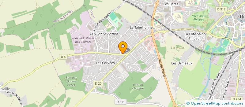 localisation de l'entreprise AGB à VERNOUILLET