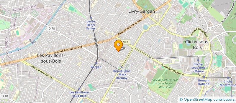 localisation de l'entreprise AGB à LIVRY-GARGAN