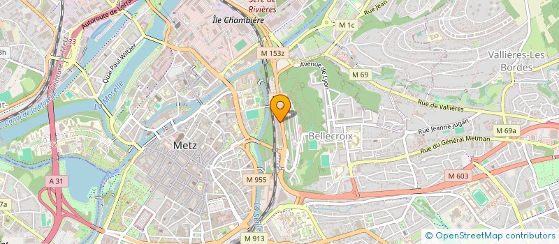 localisation de l'entreprise AGB à METZ