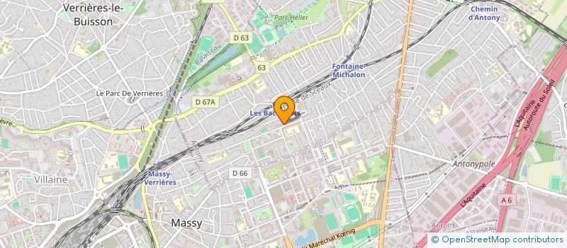 localisation de l'entreprise AGB (A GLORIOUS BUILDING) à ANTONY