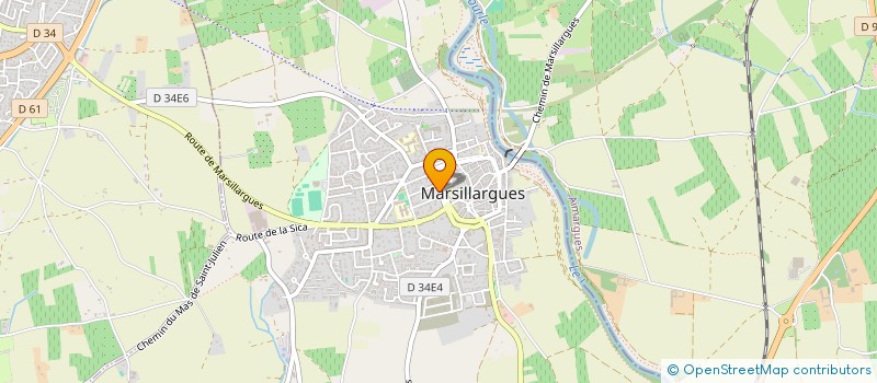 localisation de l'entreprise AGB COIFFURE  MARSILLARGUES