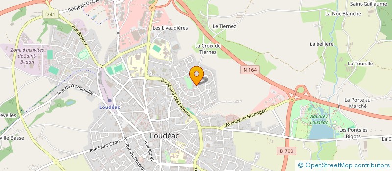 localisation de l'entreprise AGB CONSEILS à LOUDEAC