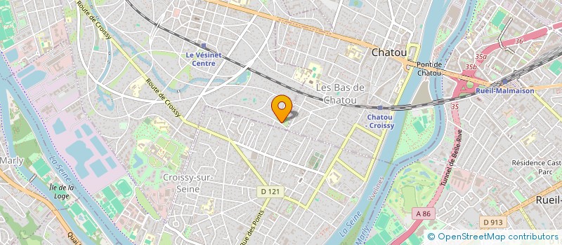 localisation de l'entreprise AGB CONSULTING à LE VESINET