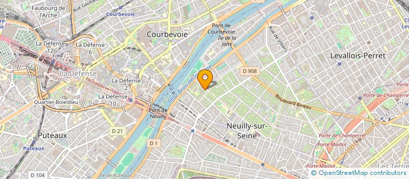 localisation de l'entreprise AGB HOLDING à NEUILLY-SUR-SEINE