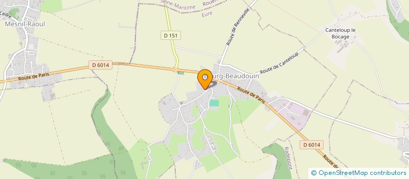 localisation de l'entreprise AGB IMMO  BOURG-BEAUDOUIN