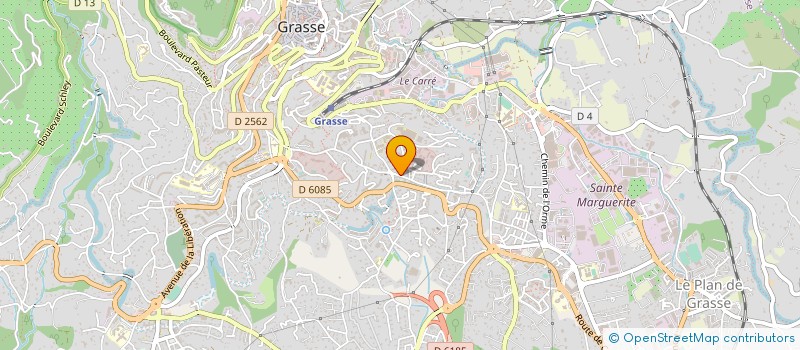 localisation de l'entreprise AGB IMMO à GRASSE