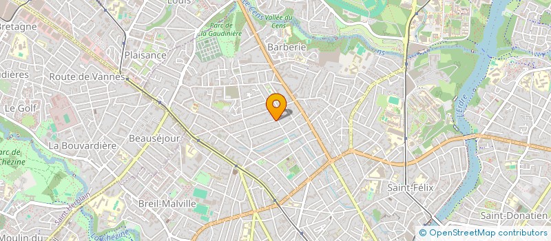 localisation de l'entreprise AGB INVEST CO à NANTES