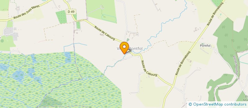 localisation de l'entreprise AGB LOGISTIC à BRANVILLE