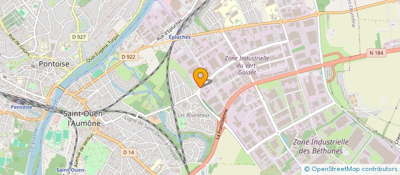 localisation de l'entreprise AGB SECURITE à SAINT-OUEN-L'AUMONE