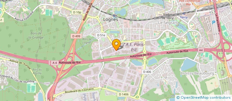 localisation de l'entreprise AGB TEAM à LOGNES