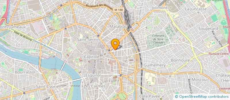 localisation de l'entreprise AGB8 à TOULOUSE