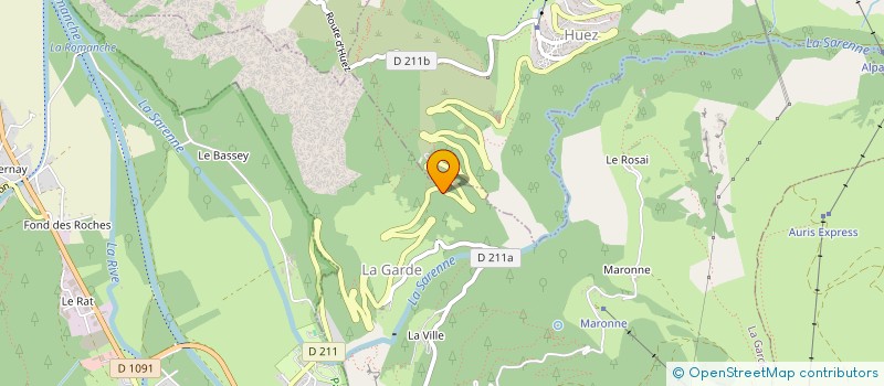 localisation de l'entreprise AGBC à LES DEUX ALPES