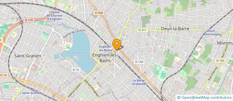 localisation de l'entreprise AGBL CONSTRUCTION  DEUIL-LA-BARRE