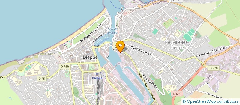 localisation de l'entreprise AGBM MANCHE à DIEPPE
