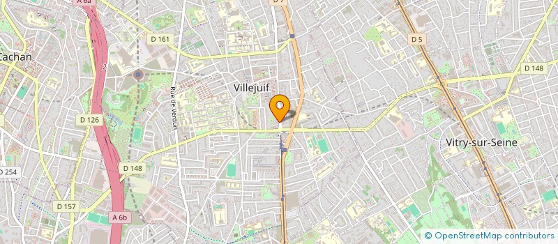 localisation de l'entreprise AGBMC IMMOBILIER à VILLEJUIF