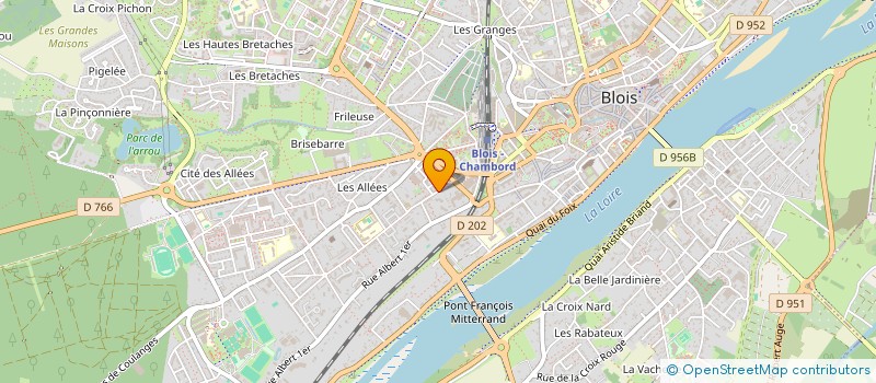 localisation de l'entreprise AGC à BLOIS