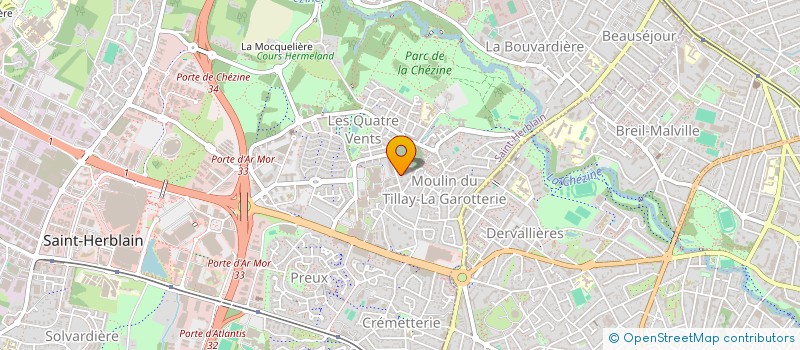 localisation de l'entreprise AGC à SAINT-HERBLAIN